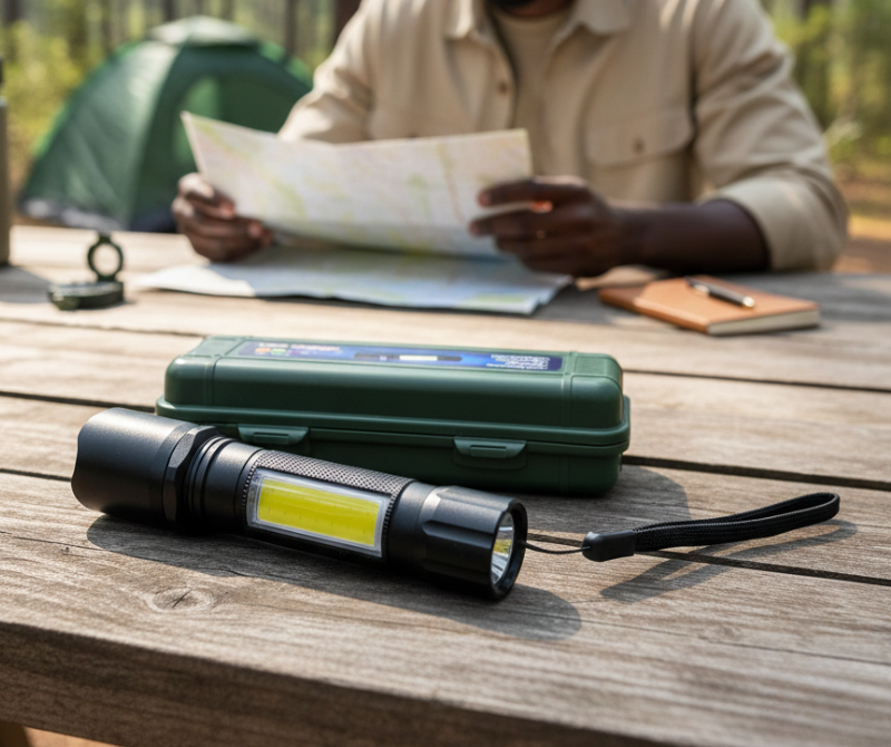 USB Rechargeable LED Torch size small